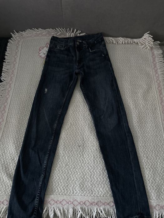 Pantaloni denim Zara baieti, marimea 152