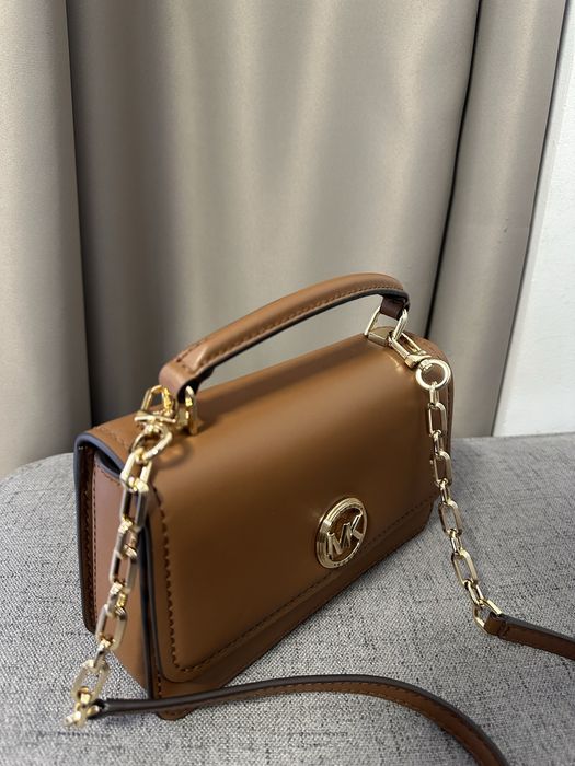 Дамска чанта Michael Kors Delancey 30T4GD8S6L Кафяв - Оригинална