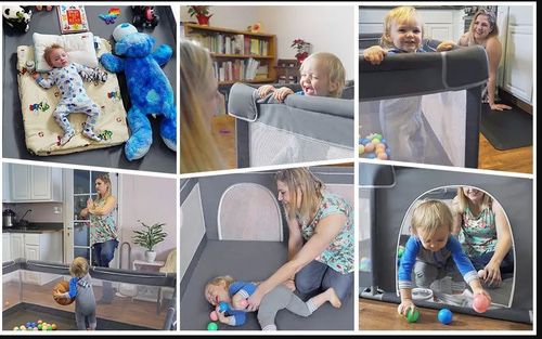 Детский манеж напольный усиленный Lecorner 200x180см | доставка