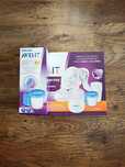 Avent Ръчна помпа за кърма + 5бр. 
контейнера за съхранение