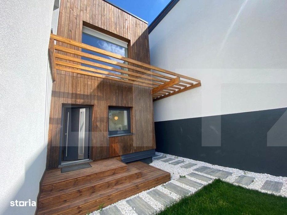Casa pasiva SMART HOUSE finisata - 184mp, curte 298 mp, cartier Borha