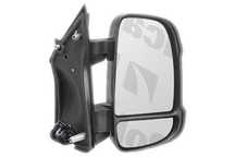 Oglinda exterioara Citroen Jumper, Fiat Ducato, Peugeot Boxer, 2006-, stanga/dreapta, culoare sticla crom, sticla convexa, cu carcasa neagra, ajustare manuala, 735440416; 735480933; 735517072