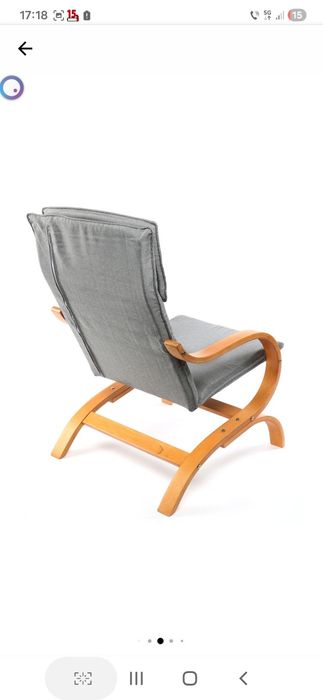 Fotoliu Kring cadru curbat