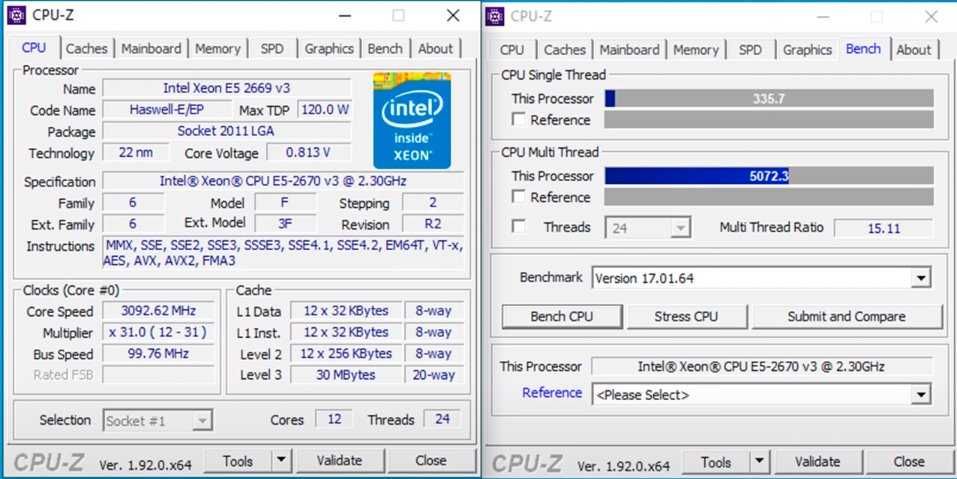 Процесор CPU Intel XEON E5-2660 v3 10/20 core десет ядрен 2011-3