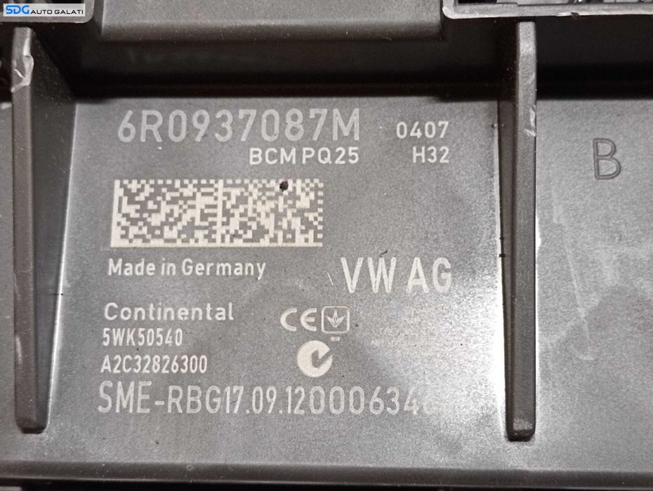 Unitate Modul Calculator Confort Confort BCM Seat Ibiza 2013 - 2015 Cod 6R0937087M [M6363]