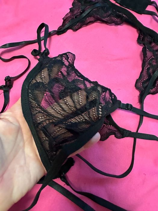 Set lenjerie intimă neagra – nou, complet