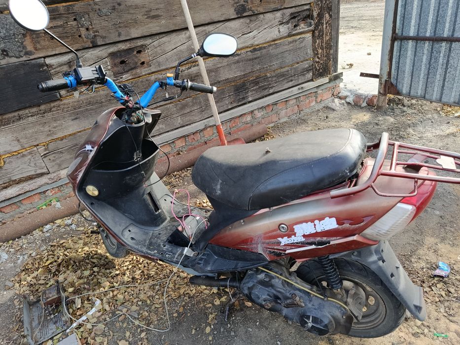 Скутер 50 кубов на ходу