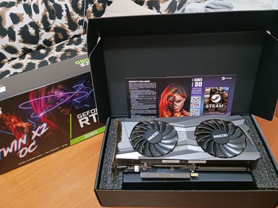 Inno3D GeForce TWIN X2 RTX 3060 12GB OC GDDR6 192bit