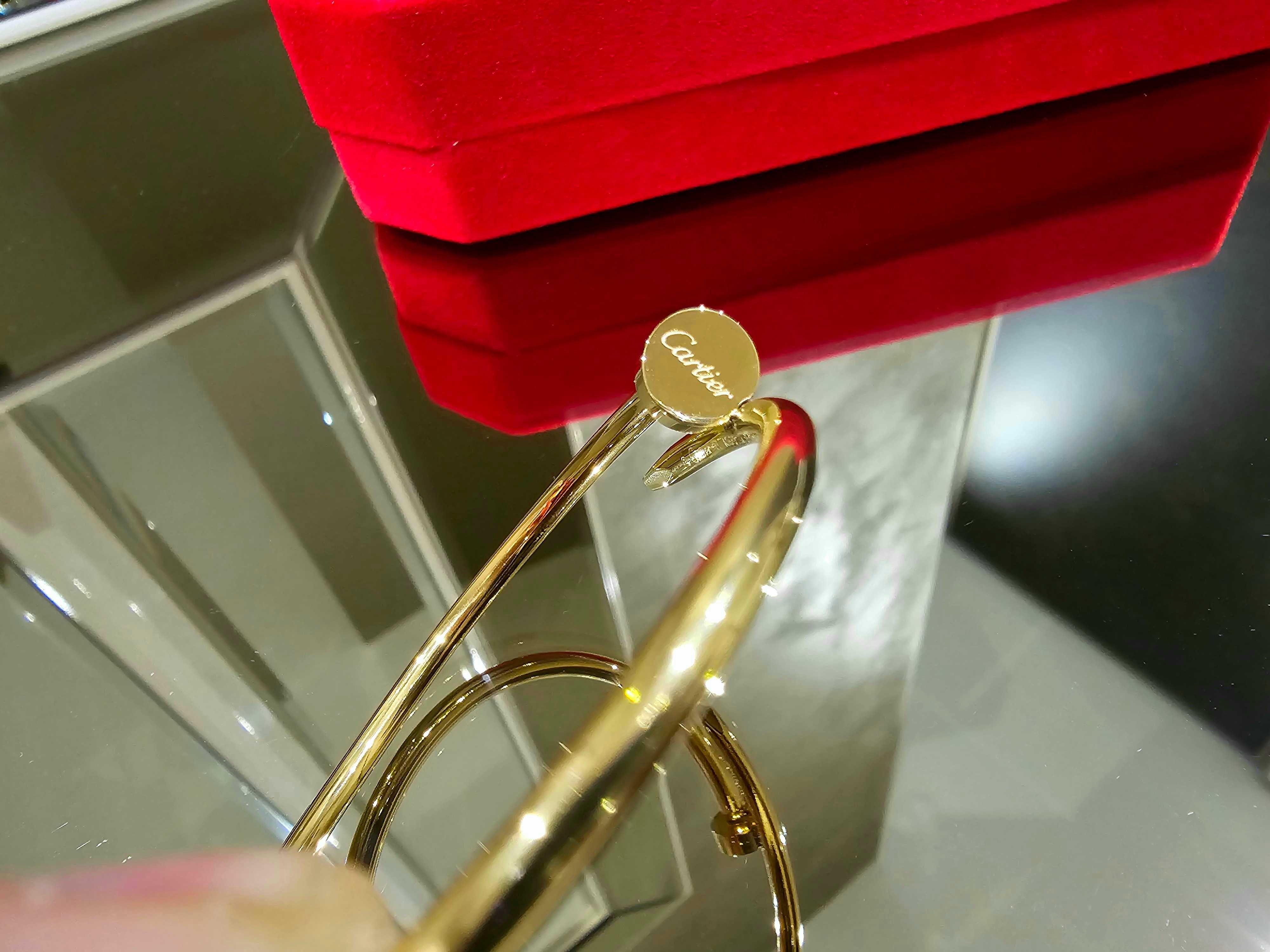 CARTIER Nail Juste un Clou Small Thin Gold Гривна Пирон