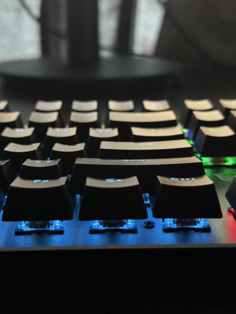 Tastatură Mecanică Gaming, MeeTion MK007, RGB, Metalică, Sigilată