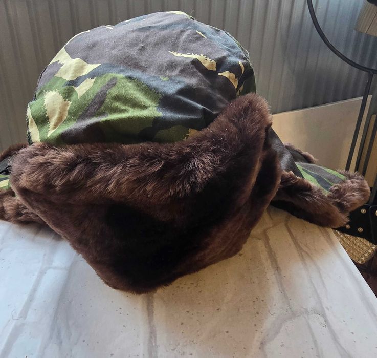 Caciula cu urechi din blana marimea XS 55 cm