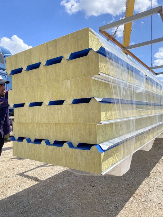 Сендвич панели в наличии 100 мм стена, 120 мм кровля