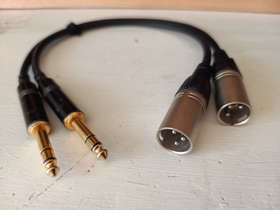Adaptoare XLR male - jack 6.3 mm