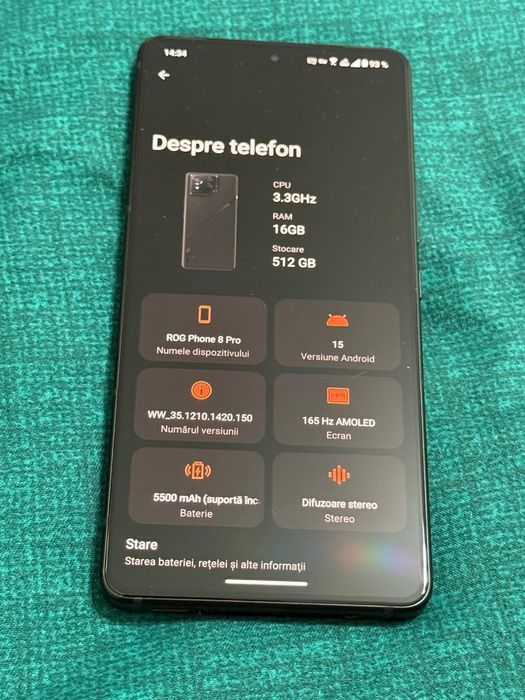 ASUS ROG Phone 8 Pro • 16GB RAM • 512GB • Aspect 10/10