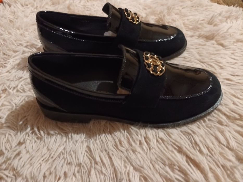 Chanel ест.кожа  обувки