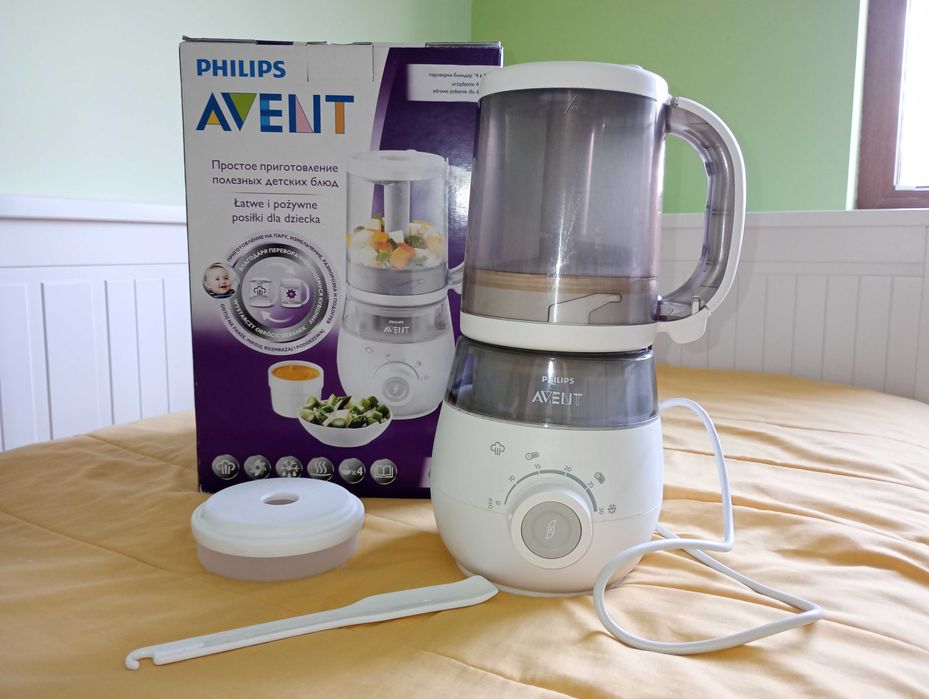 Уред за приготвяне на бебешка храна Philips Avent 4 в 1