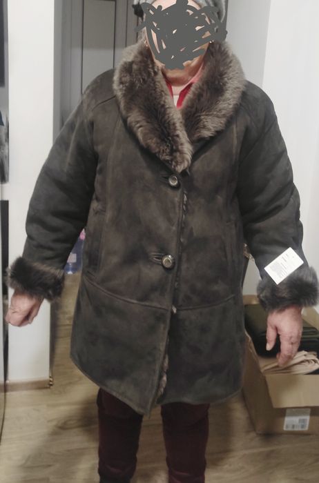 Cojoc dama blana naturala mar. 46-48 Italia