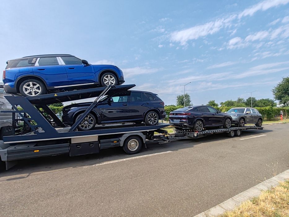 Transport autoturisme pe platforma