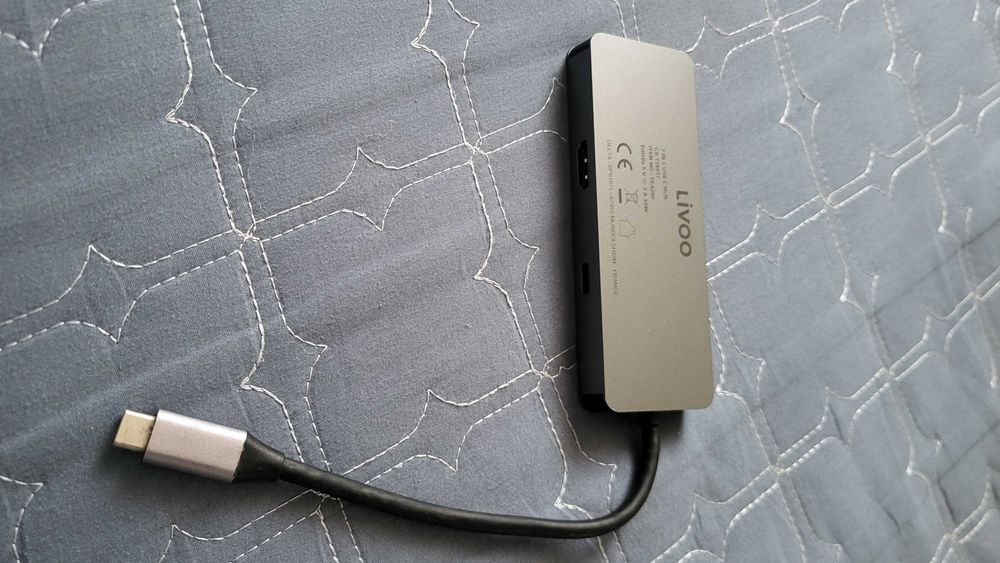 LIVOO Hub Usb C 7 in 1 fuctional