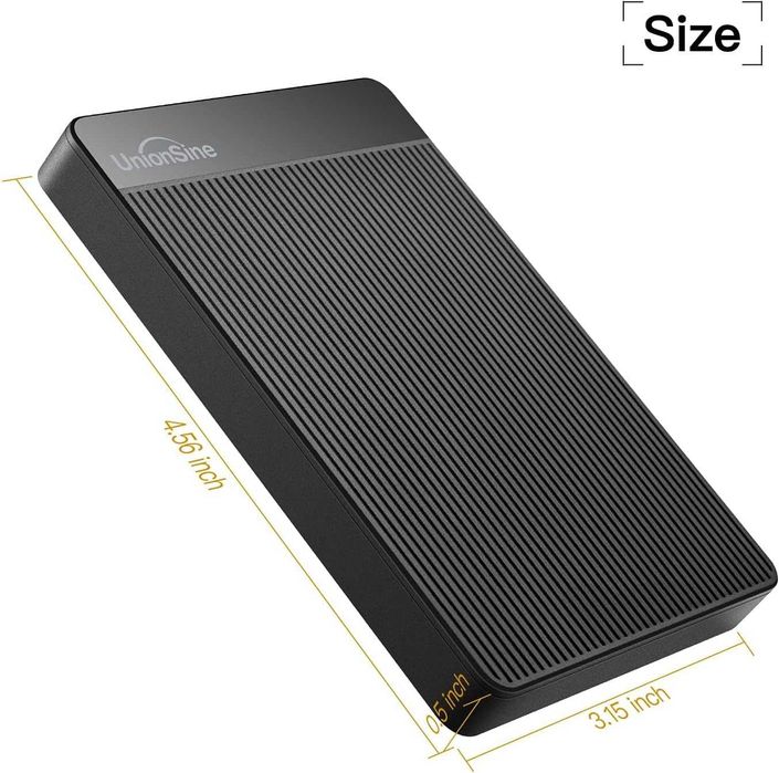 500GB Външен хард диск UnionSine (USB 3.0, тънък)