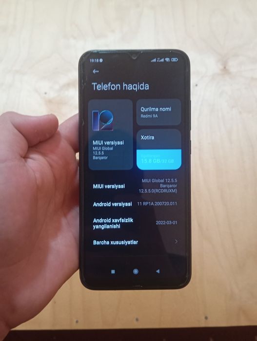 Redmi 9A hamma joyi radnoy imeyka hamasi otgan