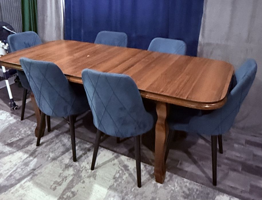 Стол большой 6 стульев - 120.000
