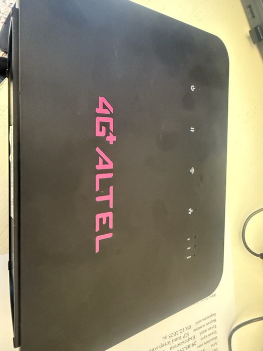 Altel 4G wifi роутер