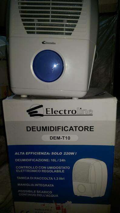 Dezumidificator electroline dem-t10, 10litri |24h (italia)