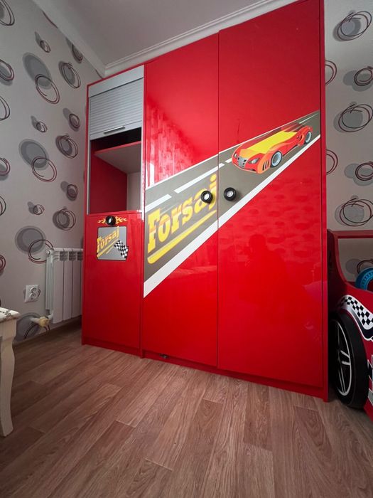 Шкаф и кровать бу