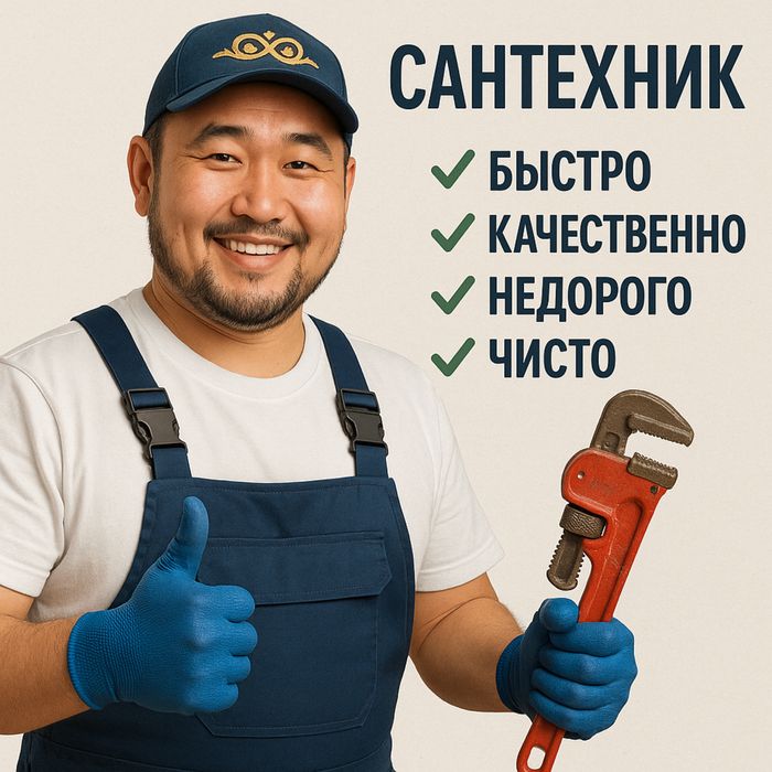 Сантехник Срочный выезд. Мастер на все руки.