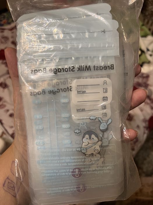 Пакеты для хранения молока