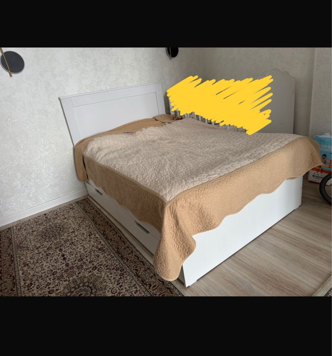Продам б/у детскую кровать вместе с матрасом