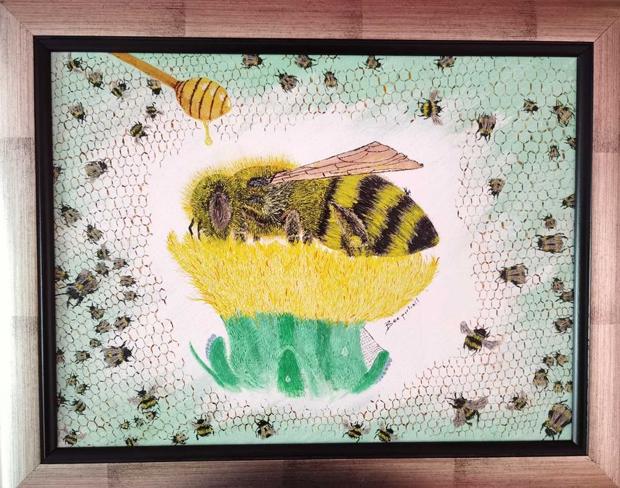 Картина"Bee portrait"