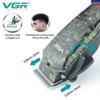 VGR V-126 Камуфлажна Професионална жична машинка за подстригване