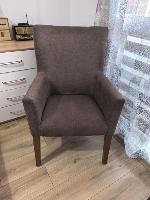 кресло, фотьойл кафяв цвят