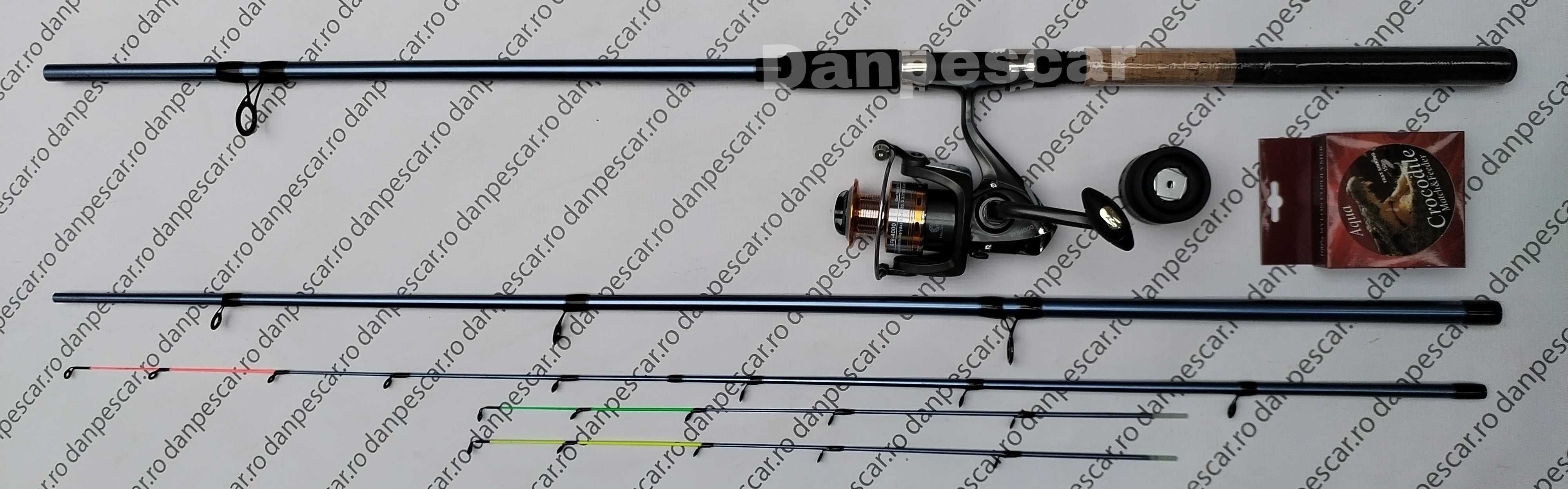 SET Lanseta ROBINHAN KOMODO Feeder 3m + Mulineta FL EFB4000 si150m fir