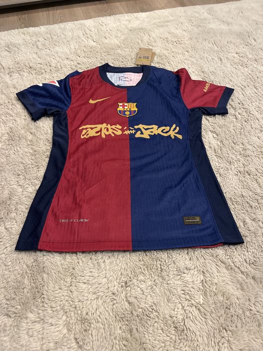 Tricou fotbal Bacelona x Travis Scott