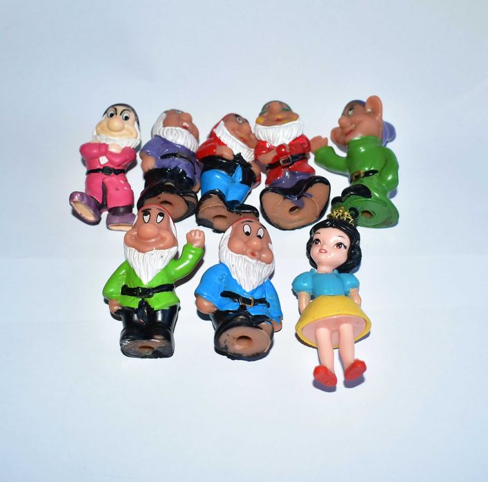 Играчки Снежанка и Седемте Джуджета Стари Колекционерски Фигурки