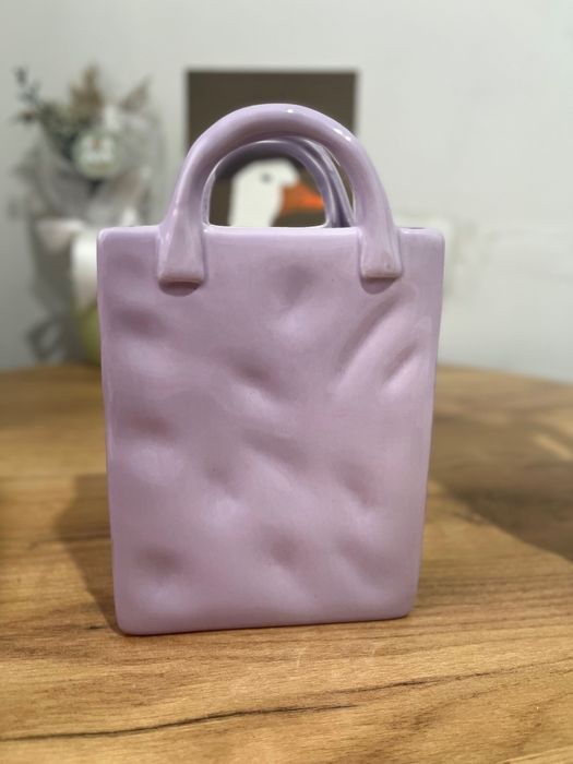 Ваза -сумочка керамическая