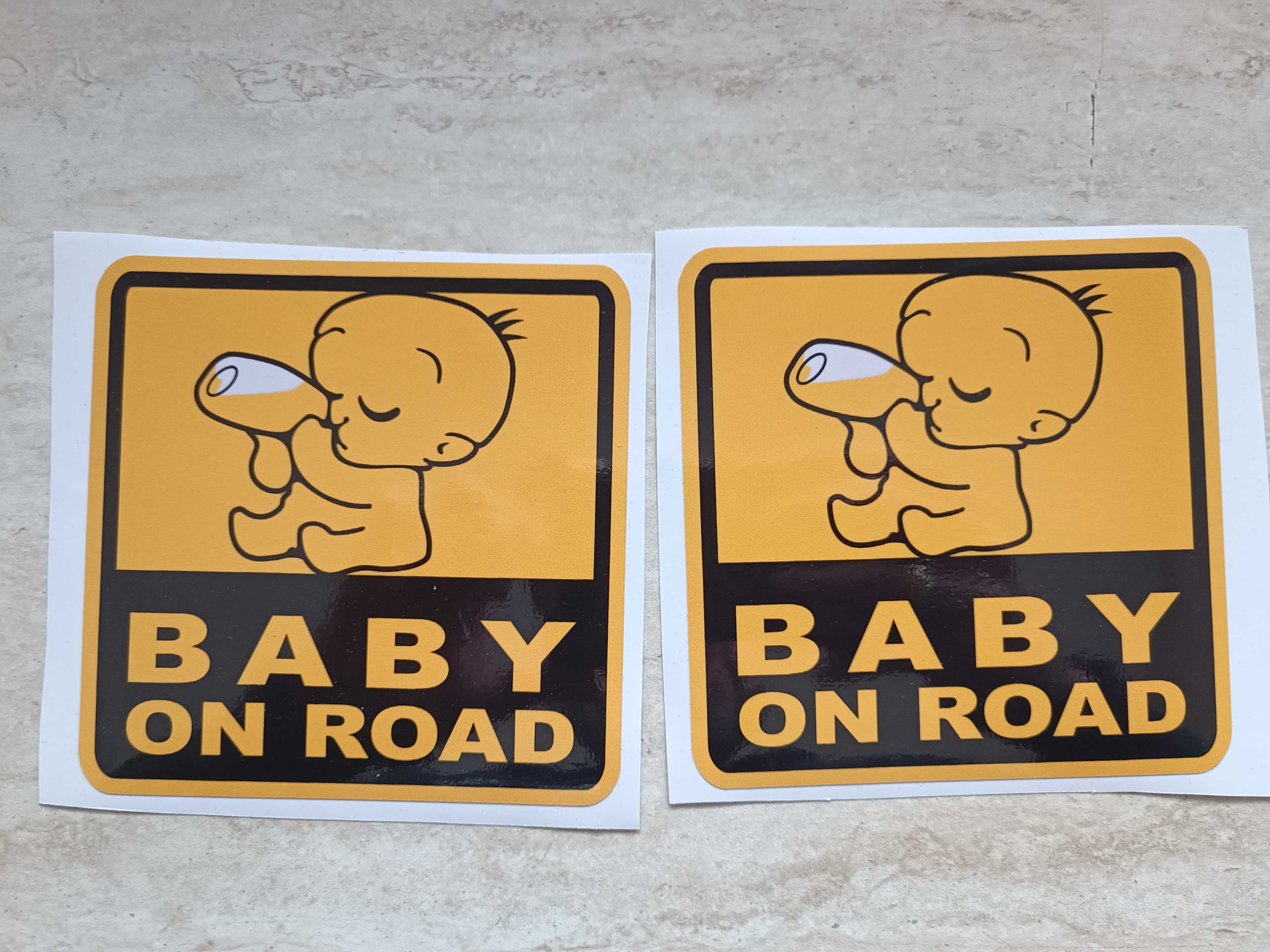 Бебе  в колата Близнаци в колата  стикер Baby on board sticker