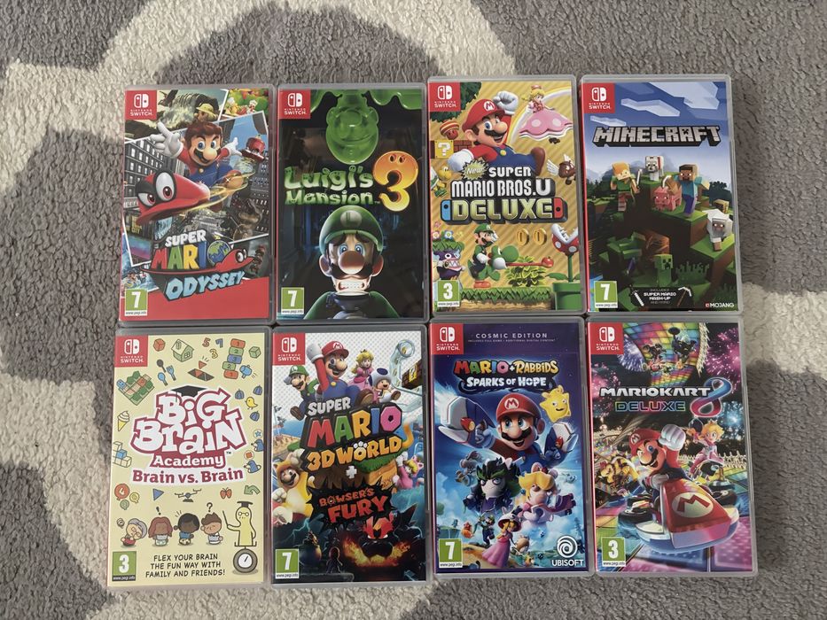 Vand Nitendo Switch OLED + Multe Jocuri Populare