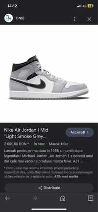 Vand Air Jordan 1 Mid