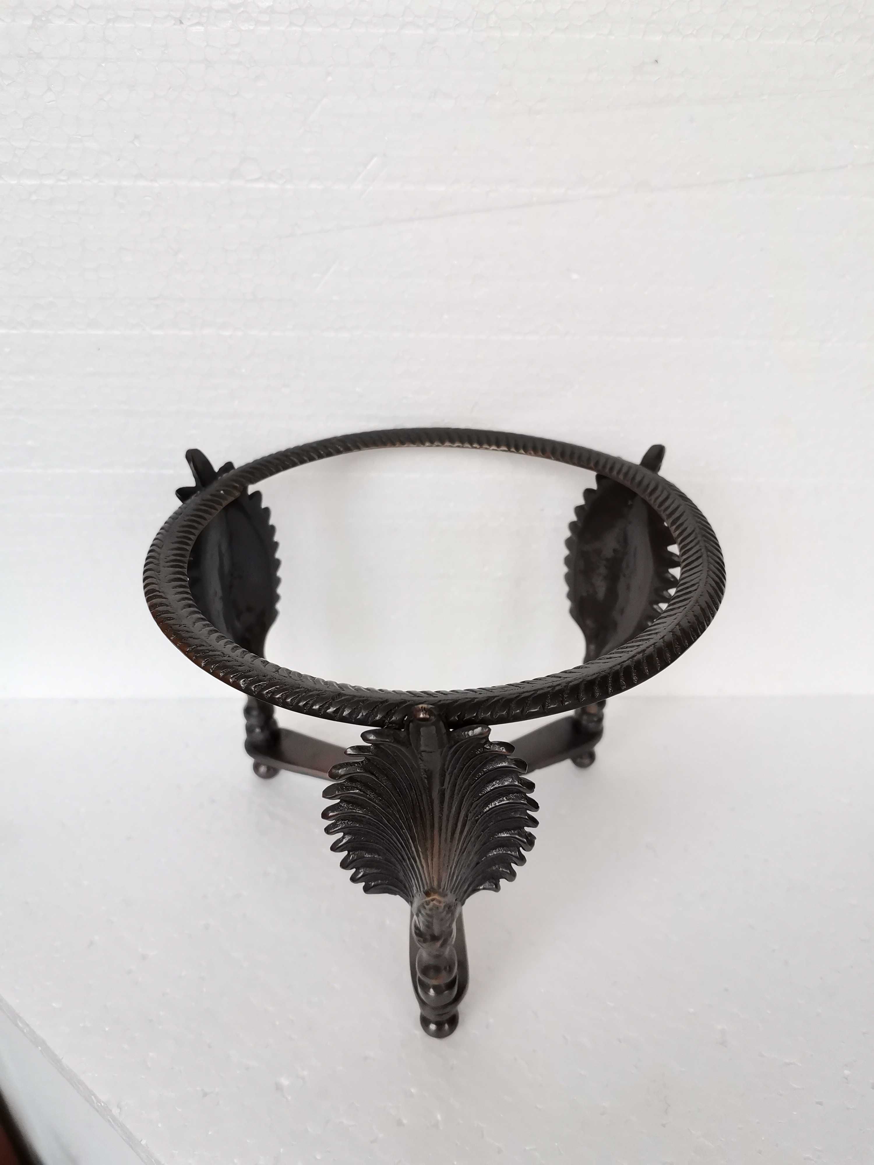 suport deosebit bronz pt. vas statueta antichitati arta vechi handmade