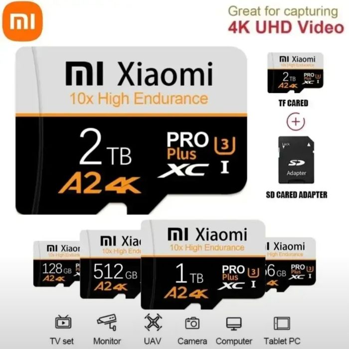 2 TB Micro fleshka Orginal SD karta