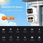 Camera de Supraveghere  WIFI PTZ ,TSS-P10, cu 2 Lentile ,Full HD