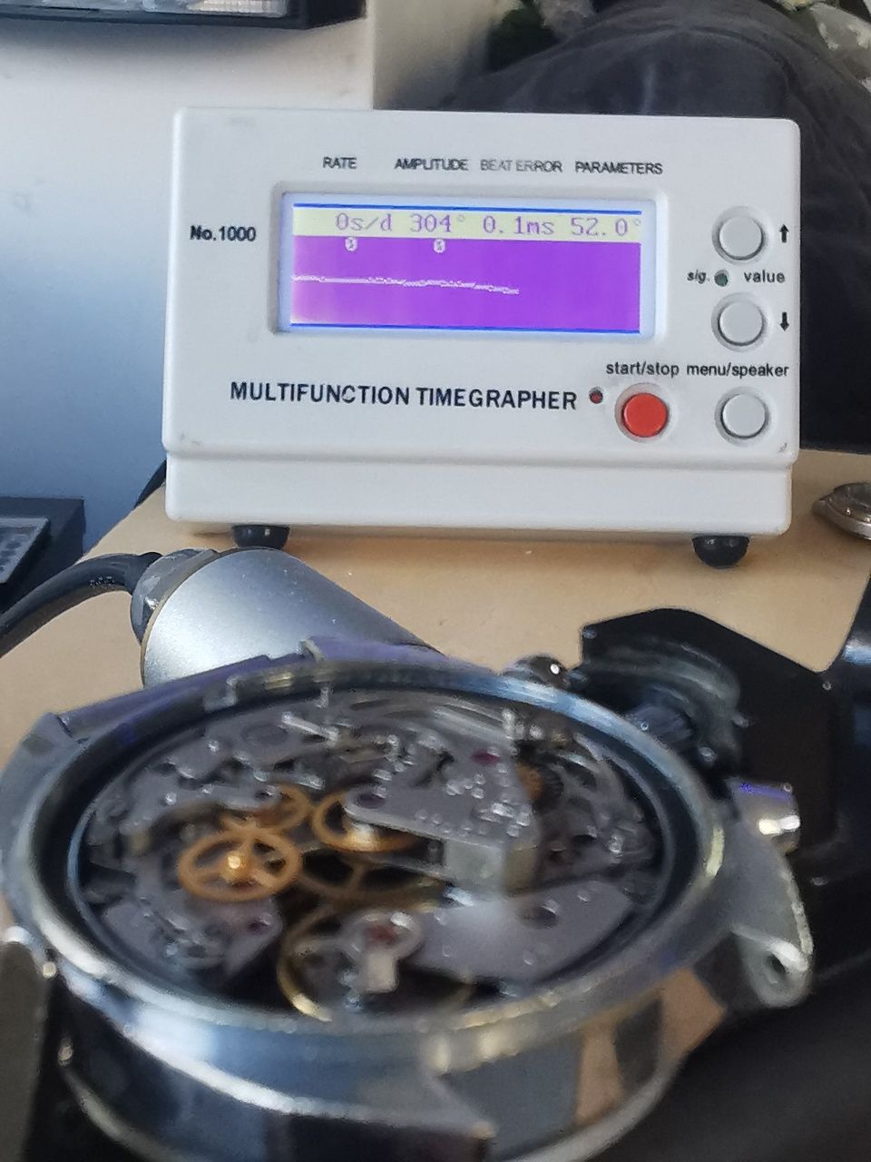 Ceas Poljot Chronograph-Manual 38 mm - Funcționează impecabil!