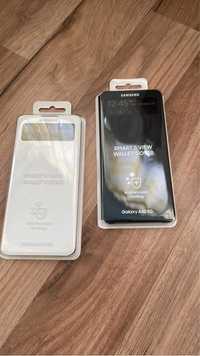 Nou! Husa Originala Samsung A42 5G alb/negru