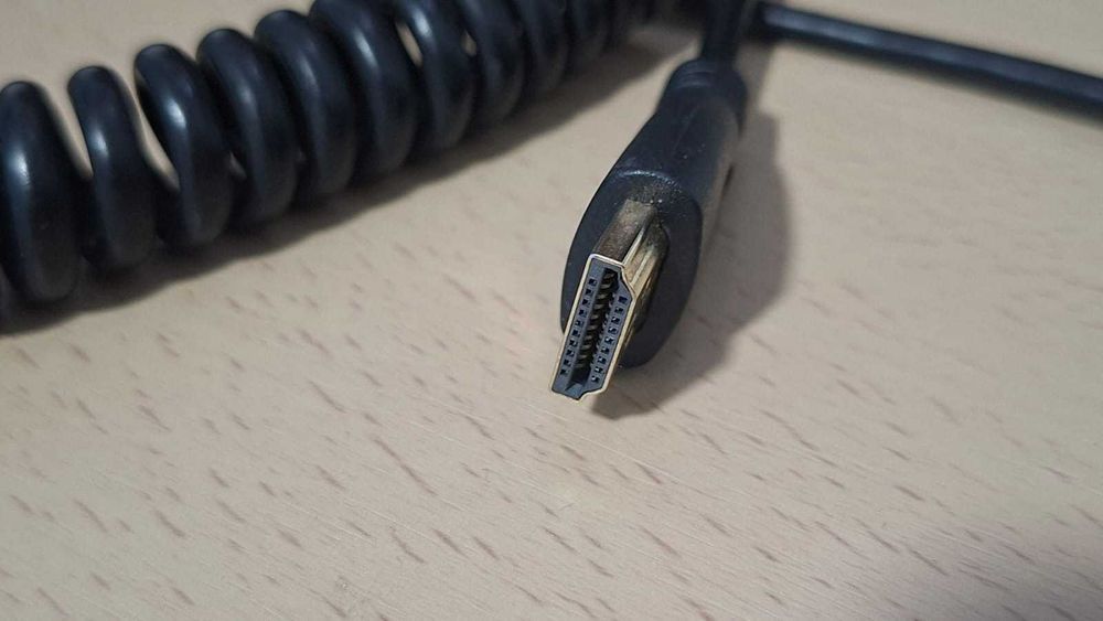 cablu spiralat HDMI Mini - Hdmi Mare