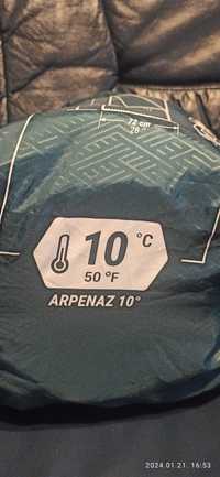 Sac de dormit QUECHUA ARPENAZ 10° Turcoaz