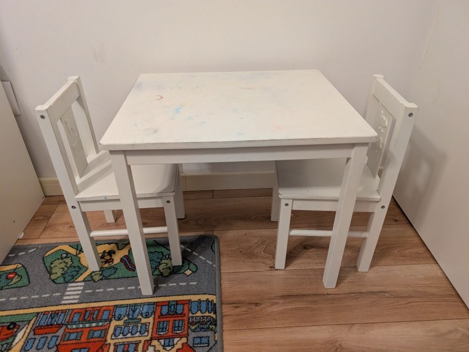 Masa / măsuță copii Ikea cu doua scaune Kritter